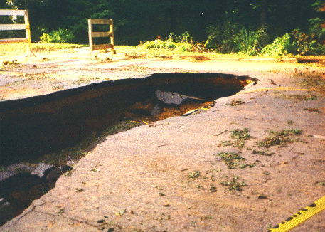 hole in the road